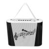 Omquot Kids Mini Karaoke Machine Wireless Bluetooth Speaker Vocal Microphone for Home Parties Portable Colorful Design (White Dual Mic) view 1