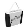 Omquot Kids Mini Karaoke Machine Wireless Bluetooth Speaker Vocal Microphone for Home Parties Portable Colorful Design (White Dual Mic) view 4