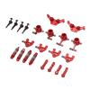Omquot Aluminum RC Car Upgrade Parts Kit Durable Shock Absorbers CVD Drive Shaft for K969 1/28 RC Car, Easy Installation for Car Lovers (Red) view 2