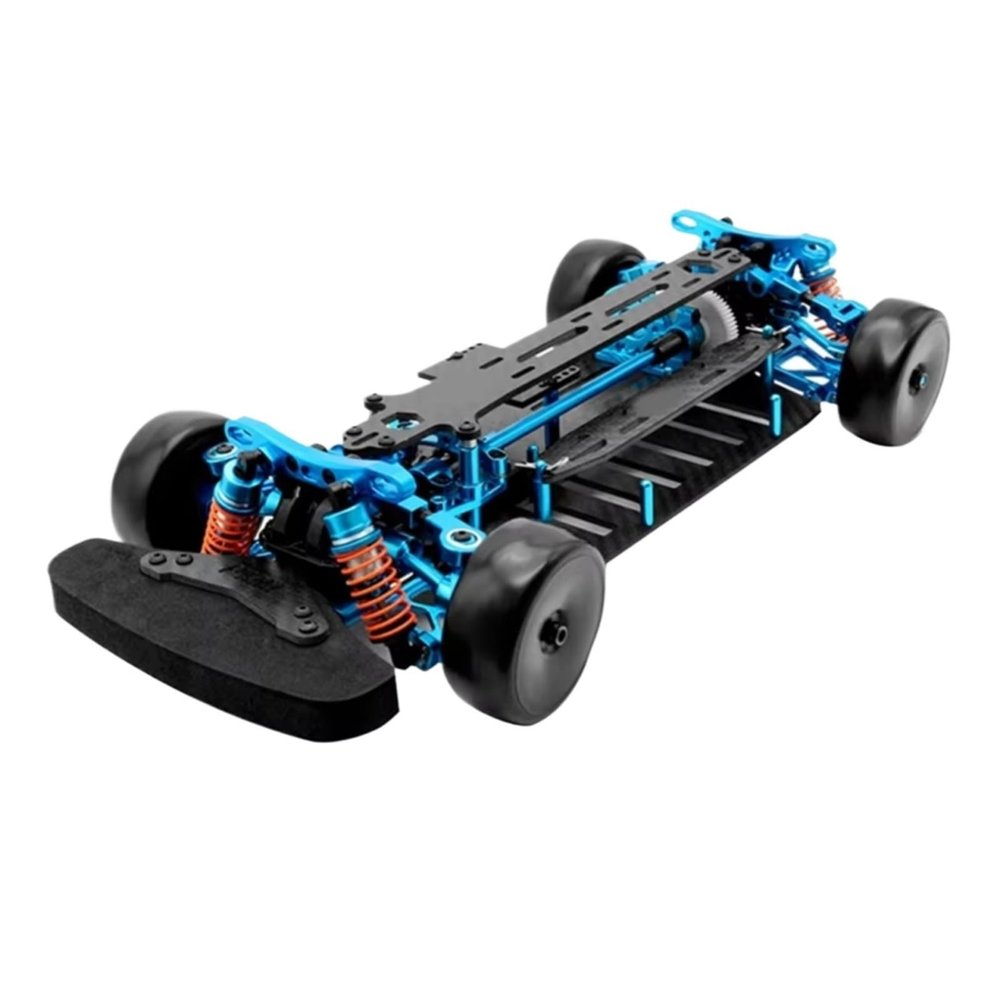 RC Car Chassis Frame for TT02 1/10 KIT Frame Complete Modification Carbon Brazed for Chassis Metal Replacement Parts DIY Upgrade