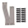 RC Car Parts Compatible with Axial for Capra AXI03004 1/10 RC Crawler Car Upgrade Parts Metal Suspension Link Rod Linkage Steering for Chassis Link Set view 1