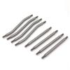 RC Car Parts Compatible with Axial for Capra AXI03004 1/10 RC Crawler Car Upgrade Parts Metal Suspension Link Rod Linkage Steering for Chassis Link Set view 2