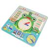 Rcniso Educational Calendar Clock for Kids Learning Time Seasons and Weather Evolution view 1