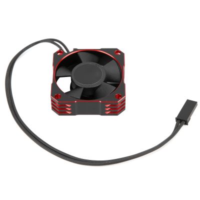 Rcniso 21000RPM Efficient Motor Cooling Fan for RC Car Brushless Motor with Light Sensor Easy Install for 1/10 1/8 /12 Dissipation Aluminum JST Connector