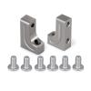 Components for Axial for SCX10 1/10 RC Crawler Car Upgrade Parts Servo Mount Bracket Aluminum Alloy Fixed Stand Accessories(Titanium) view 1