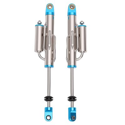 Zopsc RC Shock Damper, 2PCS RC Piggyback, 1/10 Negative Pressure with Internal Spring for Axial 90046 RR10 Wraith UT4 Car (Blue)