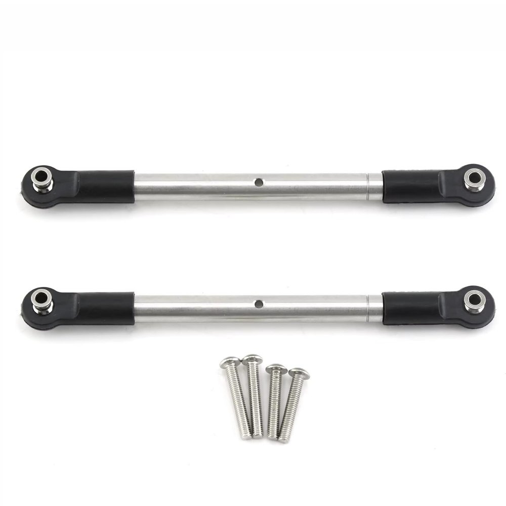 RC Car Upgrade Parts for TRAXXAS for Maxx for WideMaxx 1/10 rc Car Parts Metal Front Steering Adjustable Tie Rod Link Linkage 8997