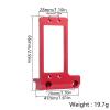 for Capra VP F9 1/10 RC Crawler Car Low Center of Gravity Chassis DIY Upgrade Parts CNC Aluminum for LCG Front Axle BAT Servo Mount Rc Accessories Parts(Silver) view 2