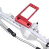 for Capra VP F9 1/10 RC Crawler Car Low Center of Gravity Chassis DIY Upgrade Parts CNC Aluminum for LCG Front Axle BAT Servo Mount Rc Accessories Parts(Silver) view 3