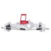 for Capra VP F9 1/10 RC Crawler Car Low Center of Gravity Chassis DIY Upgrade Parts CNC Aluminum for LCG Front Axle BAT Servo Mount Rc Accessories Parts(Silver) view 4