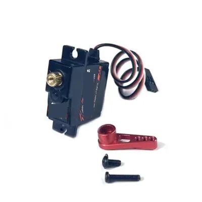 Fit For C74 Jimny Metal Axle Front And Rear Axle Drive Shaft Wheel Hub Steering Gear Modification Rc Accessories(Servo motor)