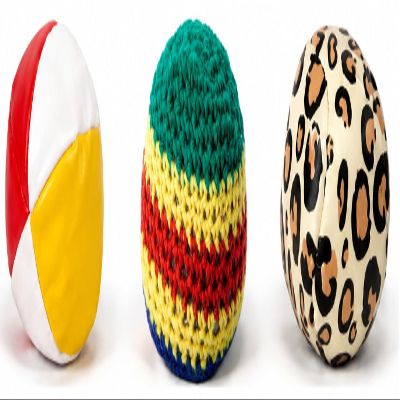 Set of 3 Assorted Kickbags, Approx. 2 Inches Each, Hackys, Hackeys, Kick Sacks. One Woven Sack and 2 Vinyl Sacks per Order. Many Styles and Styles Vary.
