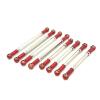 Rc Accessories for MN for MN128 for MN-128 for Wrangler 1/12 Model Metal RC Car Parts Upgrade Adjustable Chassis Linkage(Red) view 1