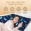 Bozfoxa Cute Blue Dog Paw Bones Print Body Pillow Cover, 20x54 Pillow Case Cover with Zipper, Super Soft Breathable Long Pillowcase view 3