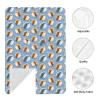 Cute Hedgehog Plant B Print Baby Car Seat Covers, Cute Nursing Cover Breastfeeding Cover, Breathable Stroller Covers, Multi-use Infant Carseat Canopy, Baby Boys Girls Newborn Essentials view 3