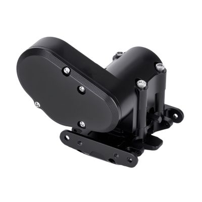 TTETTZ RC Gearbox Transmission Metal Assembly Aluminum Alloy Upgrade Mount Replacement Accessory Suitable for Hobby RC Crawler Enthusiasts, Black