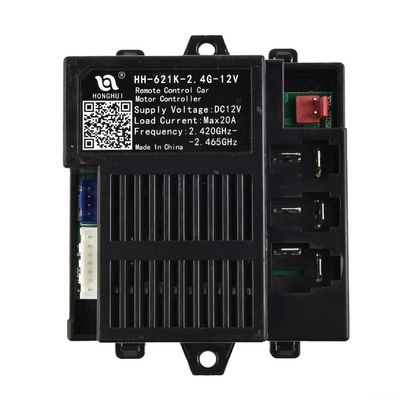 Hosrivae HH-621K-2.4G-12V Control Box Car, 2.4G Remote Receiver Transmitter Set Compatible with Ride Toys Vehicle Parts(HH621K receiver)