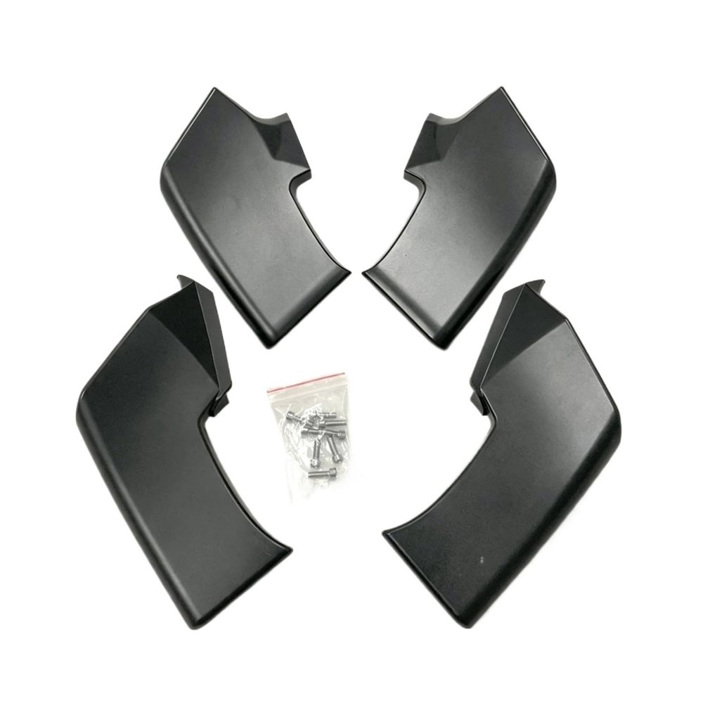 Fixed Winglet V4 Motorcycle Accessories Aerodynamic Side Wing,Compatible With Ducati Streetfighter V4 V4S V2 Sport Bike Modification Spoiler(Black)