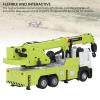 Omquot Construction Crane Toy Truck Realistic Design Sound Light Effects for Fun Games for Kids Plastic Alloy 8.7 X 3.5 Inches view 3