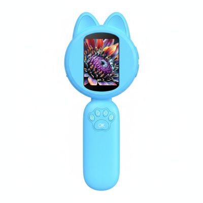 CAQYPVH Kids Digital Viewing Tool 4X Magnification Screen Viewer Lightweight for Children, Blue