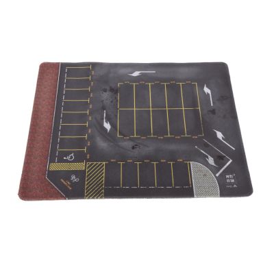 PETSOLA 1/64 Scale Parking Lot Layout Mini Diecast Garage for Vehicle Scene Toy