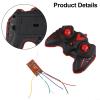 Shophubio 2.4G 4-Channel Remote Control Module Kit with Transmitter and Receiver Board for RC Vehicles, Stable Wireless Circuit System(Red) view 2