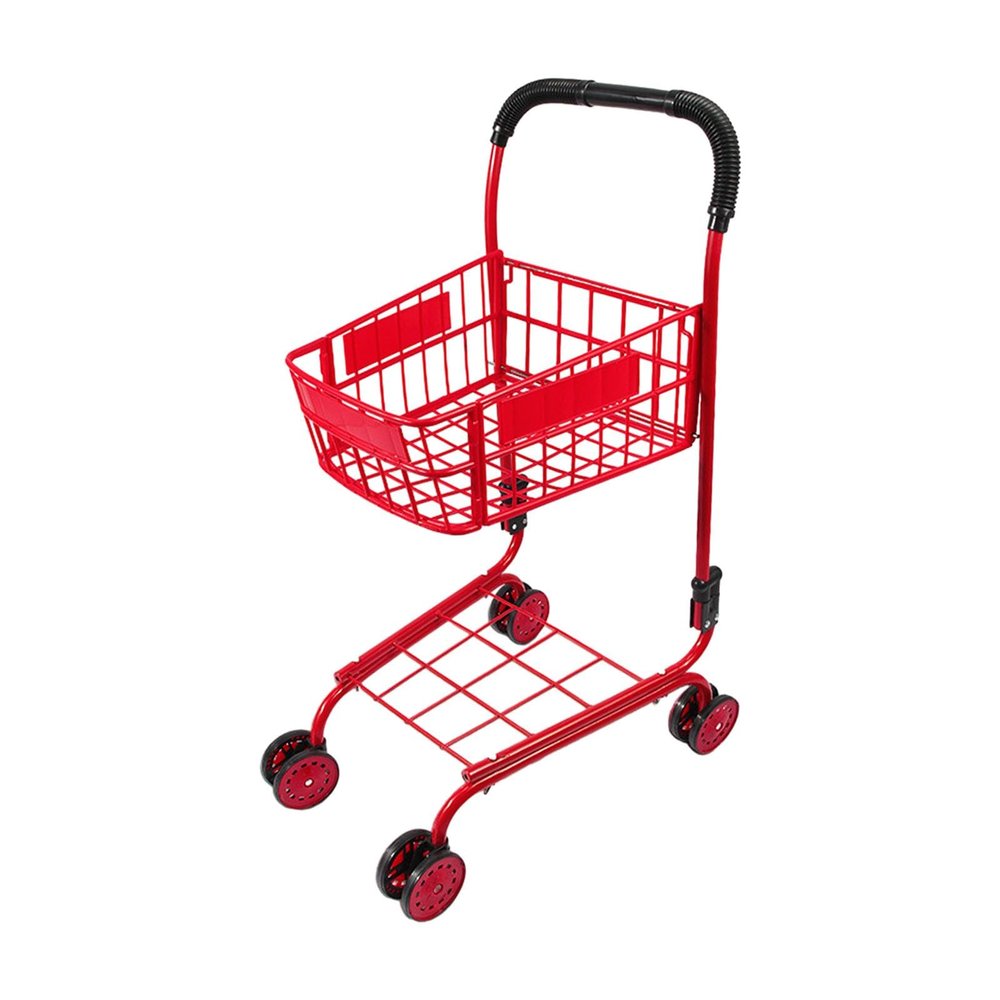 Wswqop Miniature Supermarket Handcart Cute Office Decor Make Up