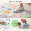 40 Pcs Carpet Spot Markers Non-Slip Classroom view 4