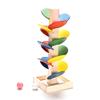 Omquot Educational Wooden Puzzle Toy with Colorful Ball Race Track Game for Kids Gifts, Non-Toxic Wooden Material view 1