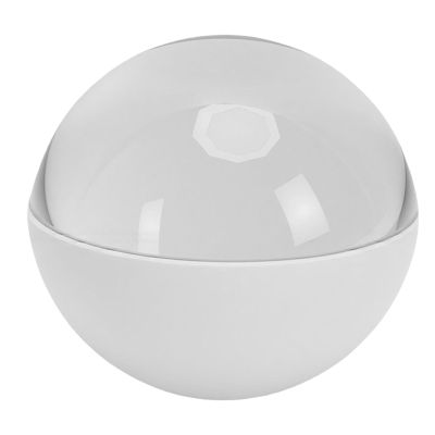 CCYLEZ Electronic Memory Sphere Crystal Ball | 2.7 Inch Video Player for Personalized Uploads (White)