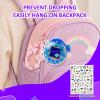 Case for Tamagotchi Paradise Electronic Pet - 2Pcs Screen Protector PC Protective Shockproof Cover with Pink Bow Beaded Wrist Strap for Tamagotchi Paradise Sleeve Toy (Clear) view 2