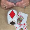 Trumpmendous Distressed Rounded Cube: Playing Card Game Marker (2.5" White) view 3
