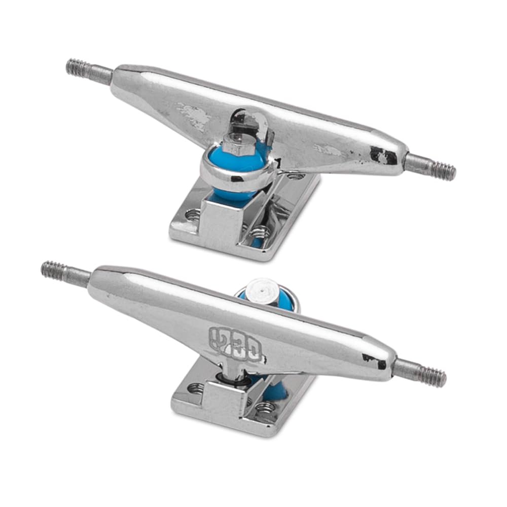 The Vault Pro Scooters Fingerboard Trucks Steel Single Locked Axle with Inverted Hex Kingpin, Smooth Catch-Free Grinds, Tool Included - 34mm