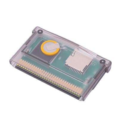 Fabater Video Game Cartridge Card for GBA Gaming Console Universal Flash Cartridge Card FAT Format Maximum Capacity 2GB (Black Transparent)