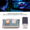 Fabater Video Game Cartridge Card for GBA Gaming Console Universal Flash Cartridge Card FAT Format Maximum Capacity 2GB (Black Transparent) view 2