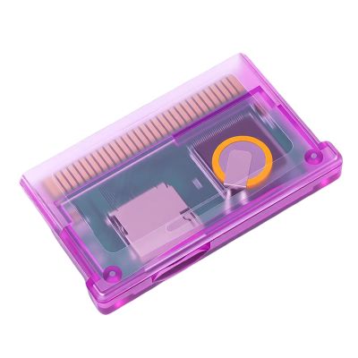 Fabater Video Game Cartridge Card for GBA Gaming Console Universal Flash Cartridge Card FAT Format Maximum Capacity 2GB (Purple Transparent)