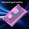 Fabater Video Game Cartridge Card for GBA Gaming Console Universal Flash Cartridge Card FAT Format Maximum Capacity 2GB (Purple Transparent) view 4