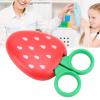 Omquot Cute Strawberry Magnetic Scissors for Kids, Lightweight Portable for Home Decoration view 3