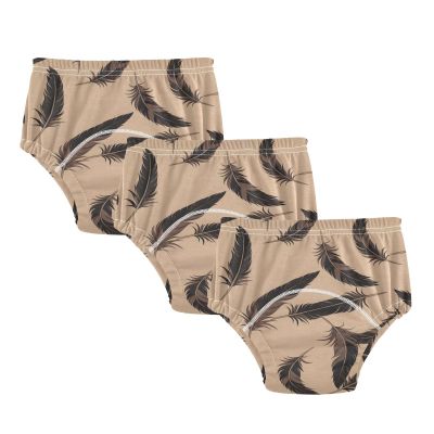 SLHKPNS Feather 3 Packs Training Pants for Toddlers Potty Training Pants Leakproof Training Underwear for Baby Boys & Girls 5T