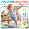 Kids 2-in-1 Maze Balance Board with 3 Swap Labyrinth Plates & 3 Balls view 4