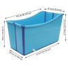 NOEUKDSSO Foldable Bathtub, Large Foldable Bathtub for Toddler Children Portable Bathtub for Toddler Collapsible Baby Collapsible Children's Bathtub for Homes, Apartments, Hotels view 2