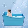 NOEUKDSSO Foldable Bathtub, Large Foldable Bathtub for Toddler Children Portable Bathtub for Toddler Collapsible Baby Collapsible Children's Bathtub for Homes, Apartments, Hotels view 3