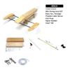 AEORCACC RC Boat Wooden Trimaran Hull Kit - Unassembled DIY Triple-Hull Model Boat, High-Speed Catamaran Base for Electric Power, Ideal for Hobbyists & RC Enthusiasts (B063) view 2