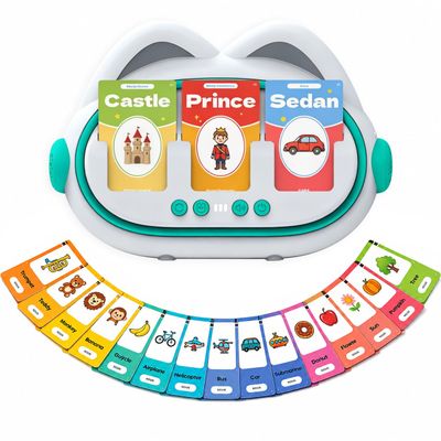 Storytelling Toy & Talking Flash Card Toddlers, Screen-Free Audio Player for Kids, 150 Cards 300 Words, Generate Unlimited Creative Stories with 3 Cards, Montessori Educational Learning Toy