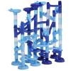BSTiltion Marble Run Sets DIY Building Blocks Toy with 75 Components 30 Balls Air Cushion Inflator for Kids Water Play Maze Ball Track view 3