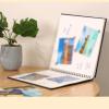 Fabric White Cardboard Clip Paste Photo Album Commemorative view 4