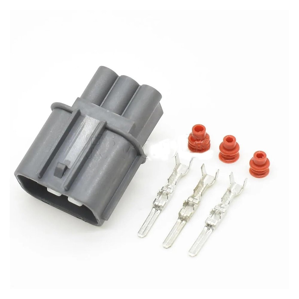 ARETV 1-20Kit 3 Pin Male Female B-Series Waterproof Motor Socket Connector 6189-0130 6181-0071 For Adjustment(Male set,1Set)