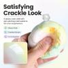 Wax Cracking Squishy, Wax Cracking Ball, Slow Rebound Waxs Squishy with Crackling Texture, Soft Sensory & Stress Relief (Mint) view 3