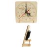 Tyenaza Handmade Clock, Innovative Fun Early Education Easy Assembly DIY Wooden Clock for Kids Presents(10.2x7.3x6cm) view 2