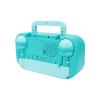 Kids Karaoke Machine with 2 Built-in Microphones, Green ABS Portable view 2